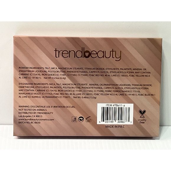 Trendbeauty - Naturally Nude - Eyeshadow Palette - Matte & Shimmer - Picture 4 of 9